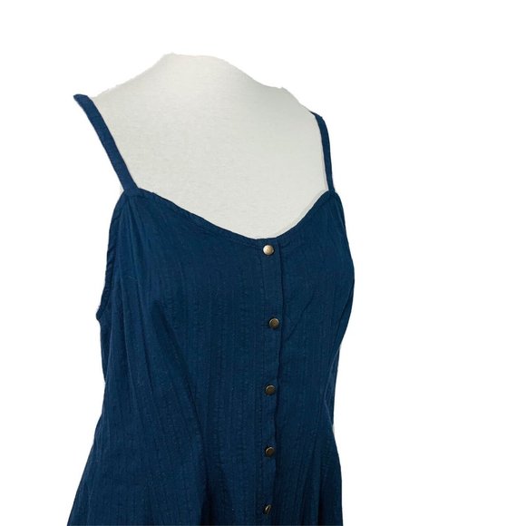 Chelsea & Violet A Line Dress Juniors Size XL Button Front Sweetheart Lace Up - Picture 3 of 12